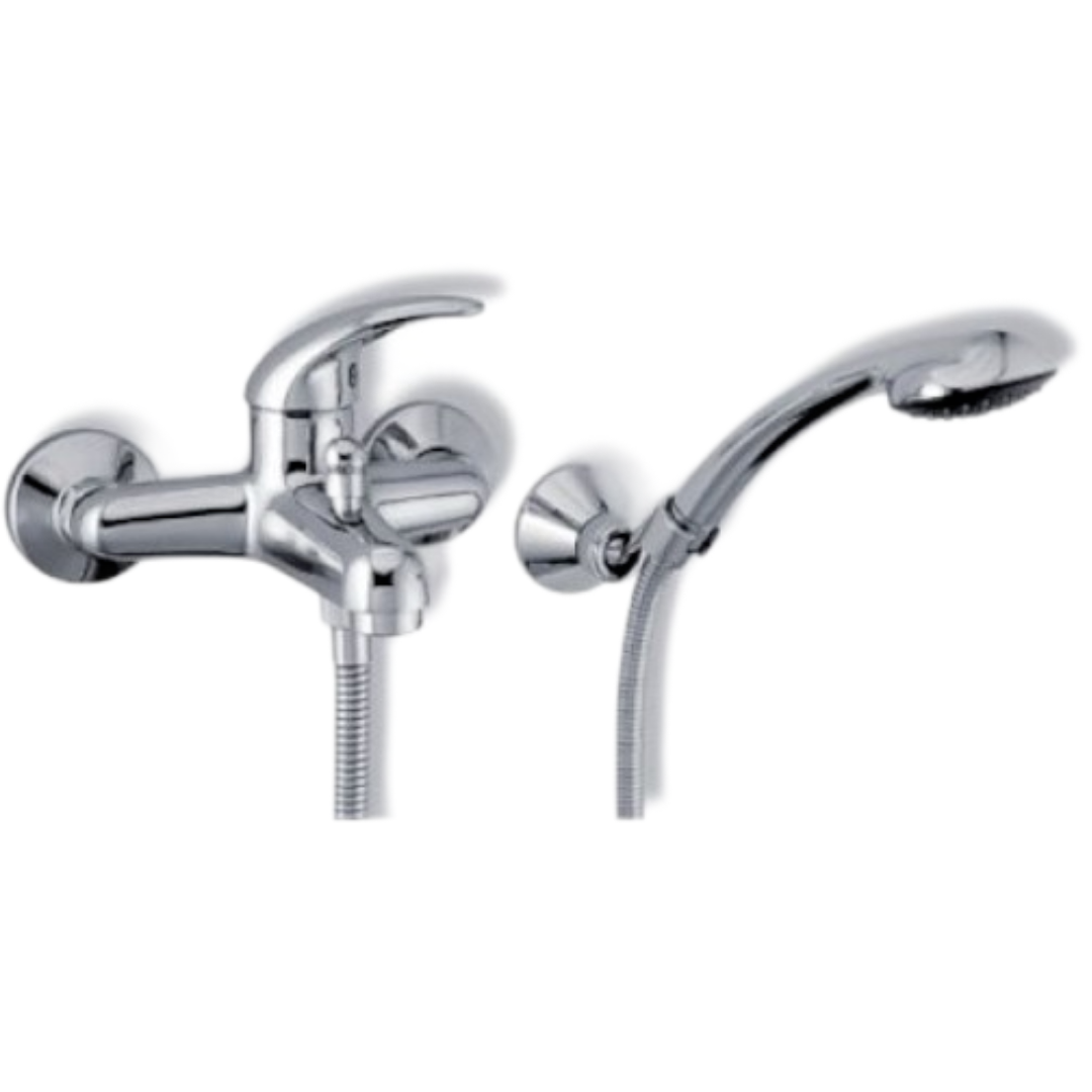 Vanová baterie Novaservis Metalia 55 se sprchovým setem 150 mm chrom 55020.0L Novaservis