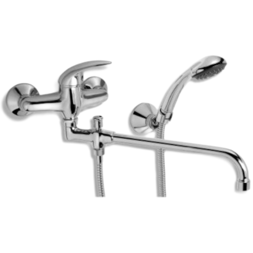 Vanová baterie Novaservis Metalia 55 se sprchovým setem 150 mm chrom 55036L.0 Novaservis