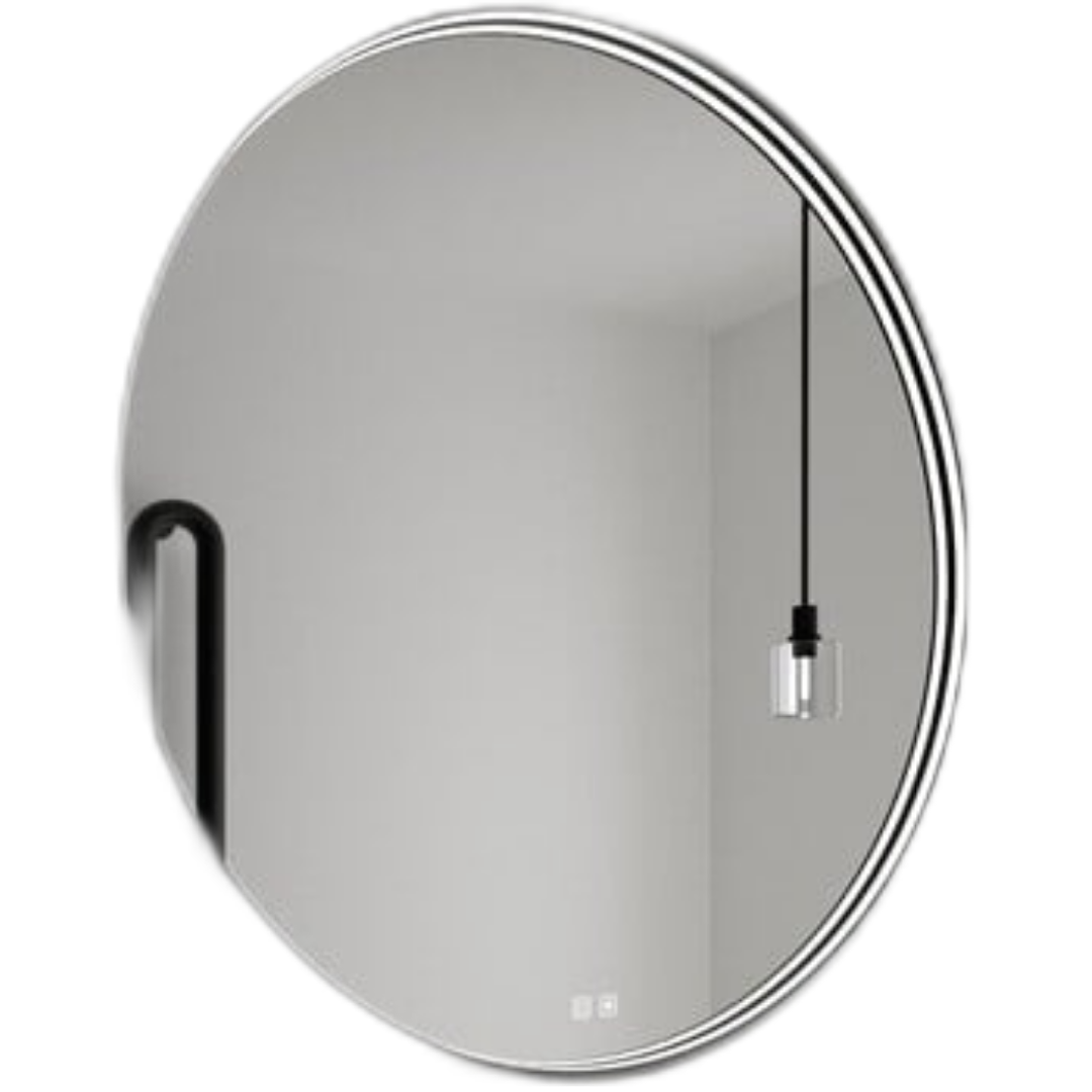 Zrcadlo se senzorem Nimco 100x100 cm černá matná ZPC31004RVX90 Nimco