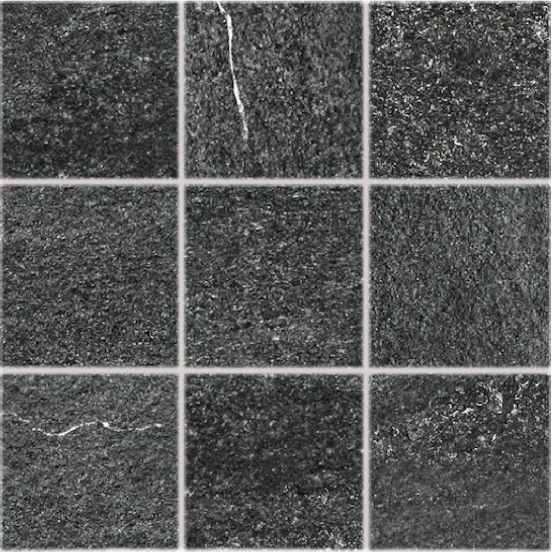 Dlažba Rako Quarzit černá 10x10 cm mat DAR12739.1 Rako