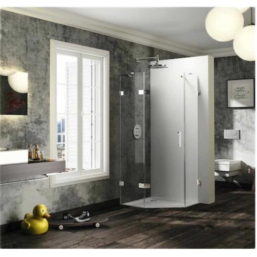 Hüppe Solva pure sprchové dveře 100x100 cm ST3802.092.322 Hüppe