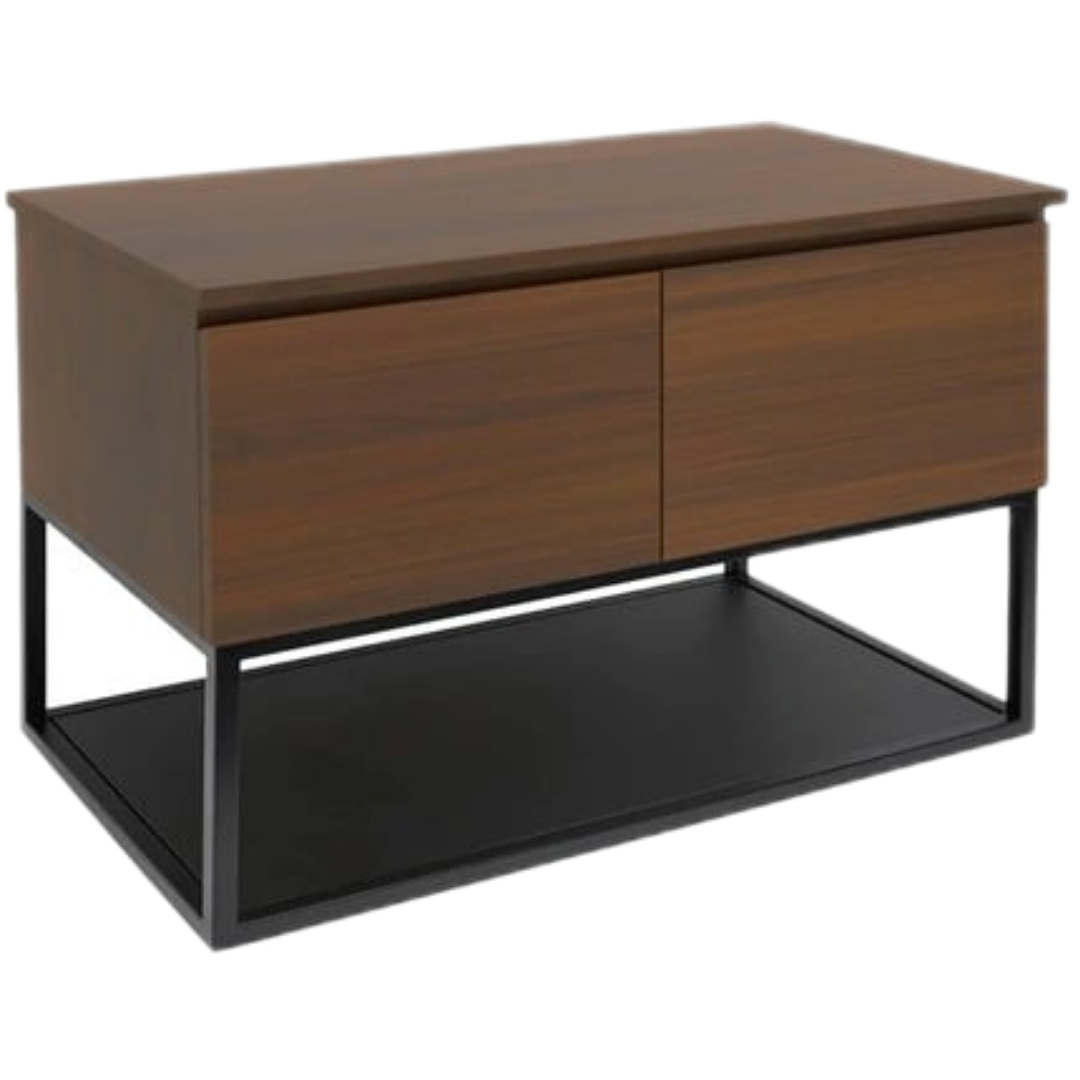 Koupelnová skříňka s krycí deskou SAT B-Way 119x30x45 cm ořech mat BWAY120NUTDESK SAT