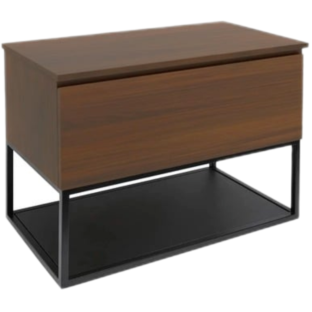 Koupelnová skříňka s krycí deskou SAT B-Way 59x30x45 cm ořech mat BWAY60NUTDESK SAT