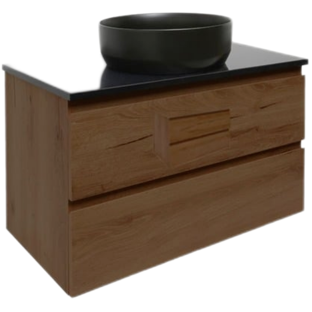 Koupelnová skříňka s umyvadlem SAT B-Way 80x30x45 cm ořech mat BWAY80NUTTK SAT