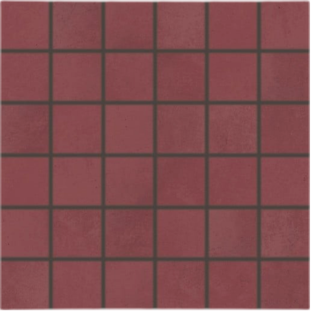 Mozaika Rako Blend bordo 30x30 cm mat WDM06810.1 Rako