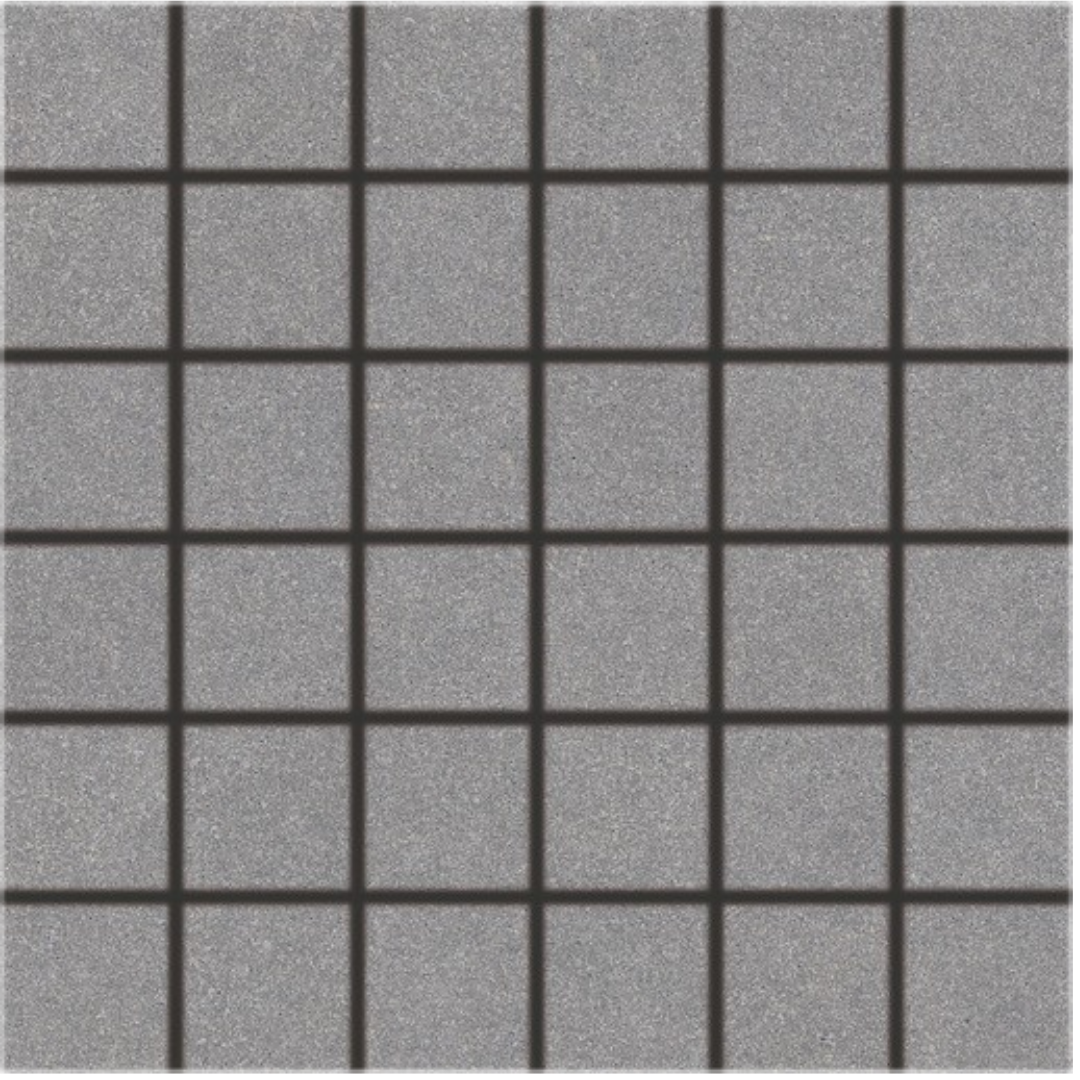 Mozaika Rako Block tmavě šedá 30x30 cm mat DDM06782.1 Rako
