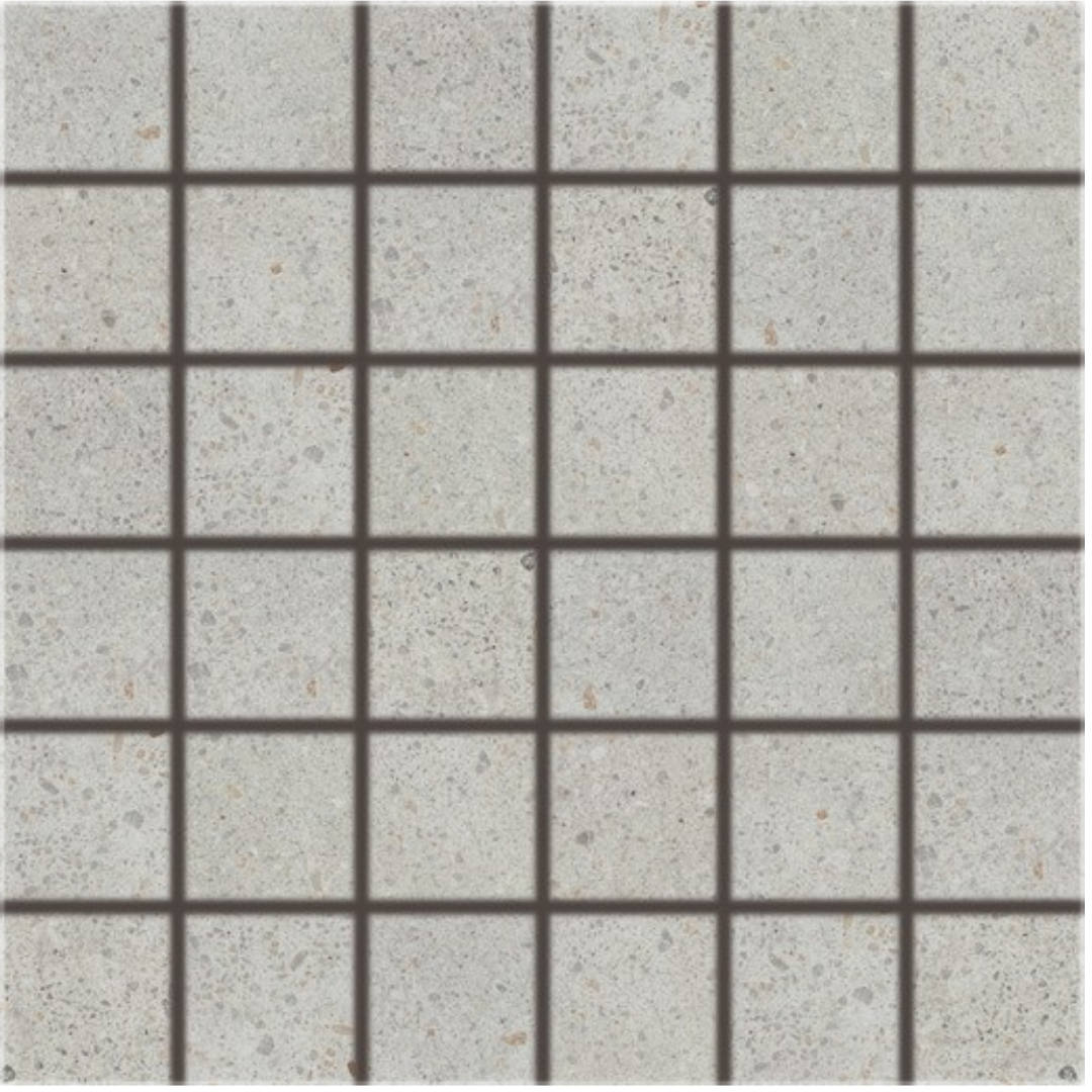 Mozaika Rako Piazzetta světle šedá 30x30 cm mat DDM06788.1 Rako