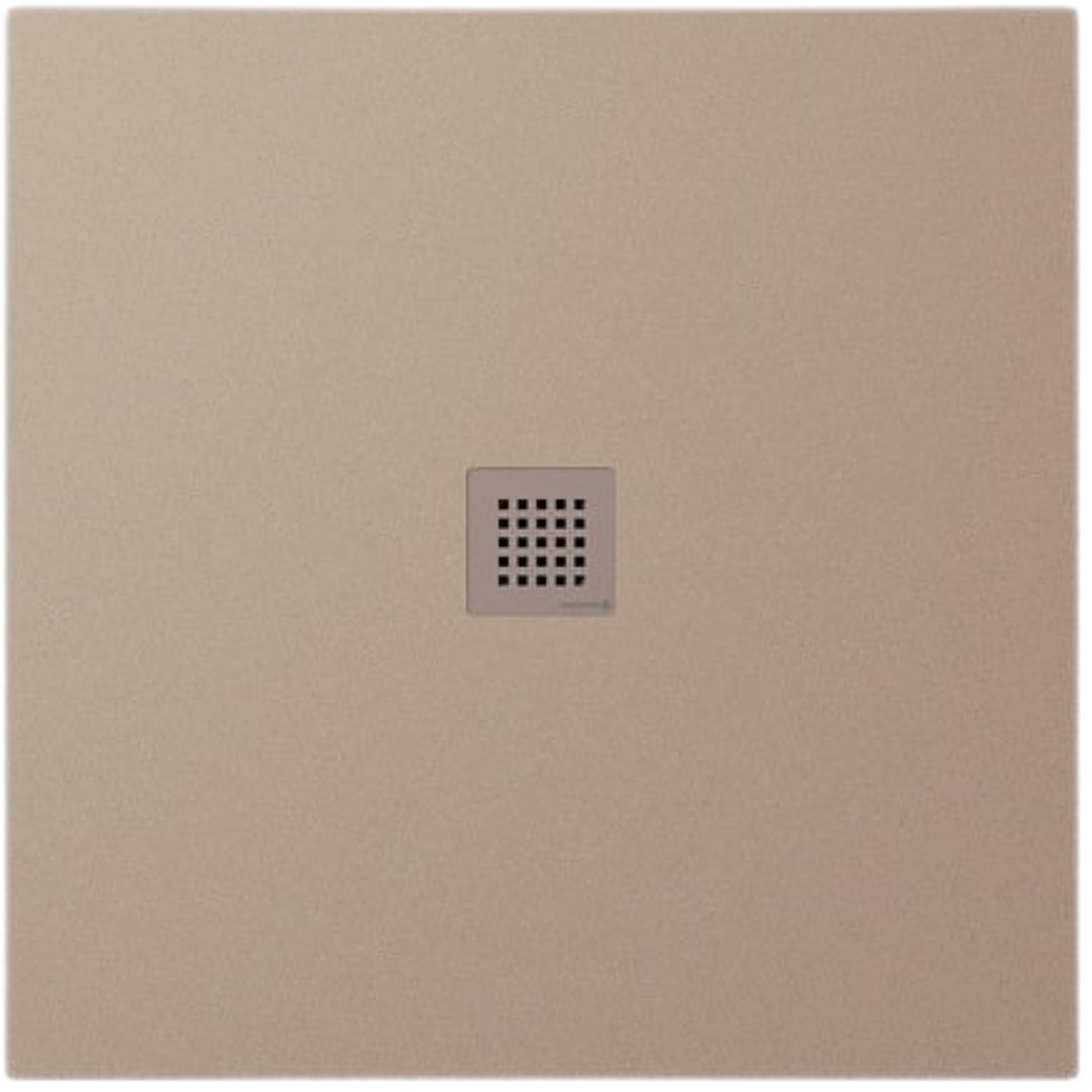 Polysan Treneca sprchová vanička čtvercová 90x90 cm litý mramor béžová 84300.81 Polysan