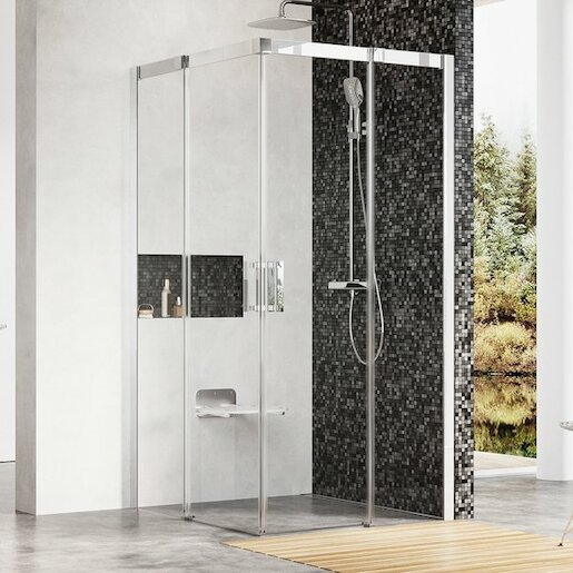 Ravak Matrix sprchový kout čtverec 90x90 cm 1wv77c00z1 MSRV490TBR Ravak