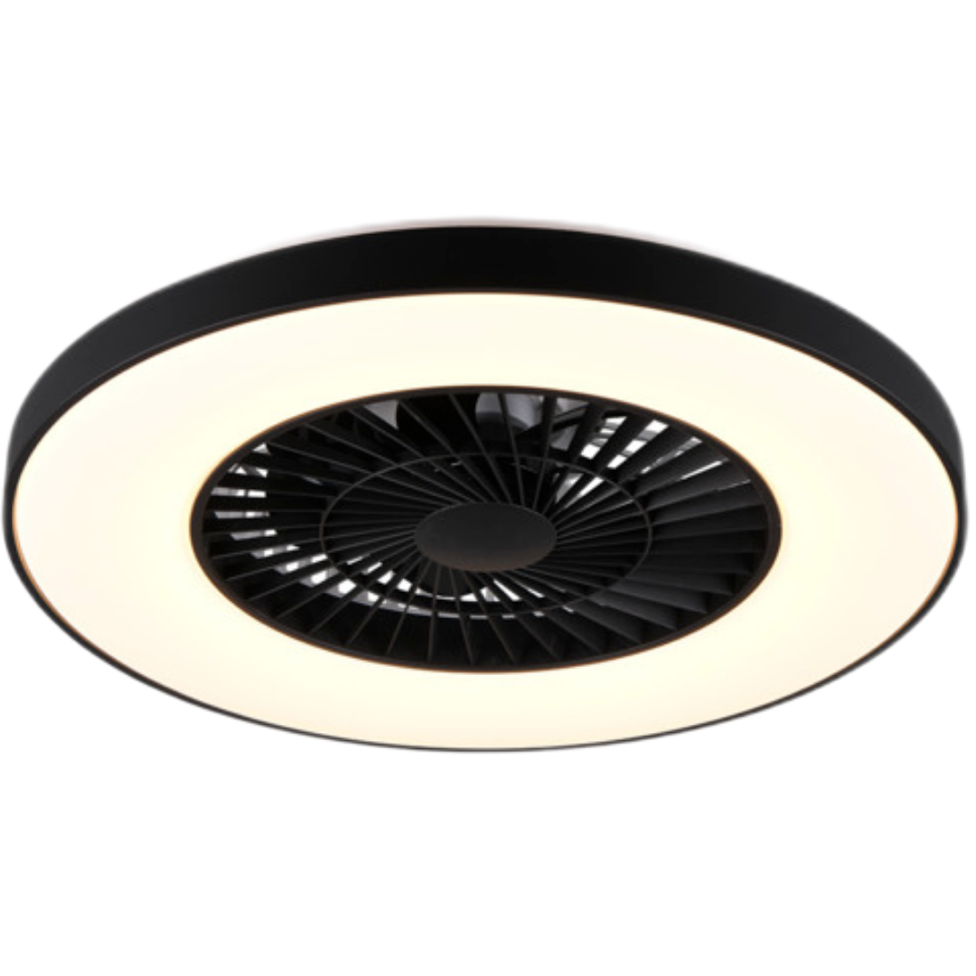 Reality Halmstad led ventilátor černá r62672132 RER62672132 Reality