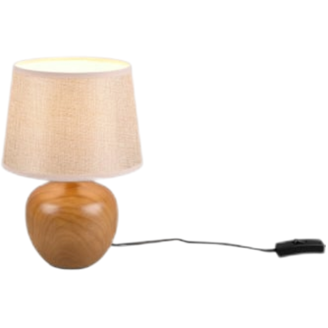 Reality Luxor stolní lampa dřevodekor r50621035 RER50621035 Reality