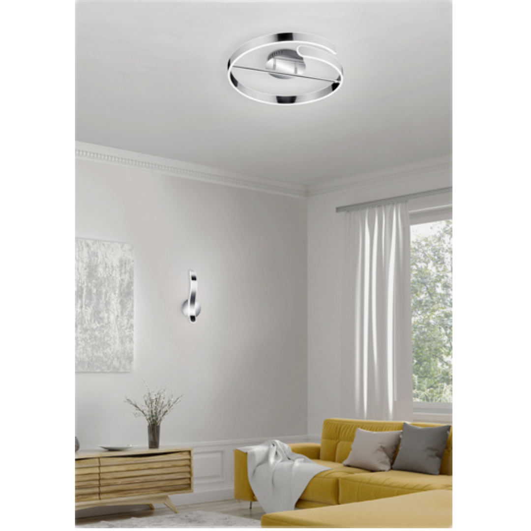 Reality Parma led nástěnná lampa chrom r27071106 RER27071106 Reality