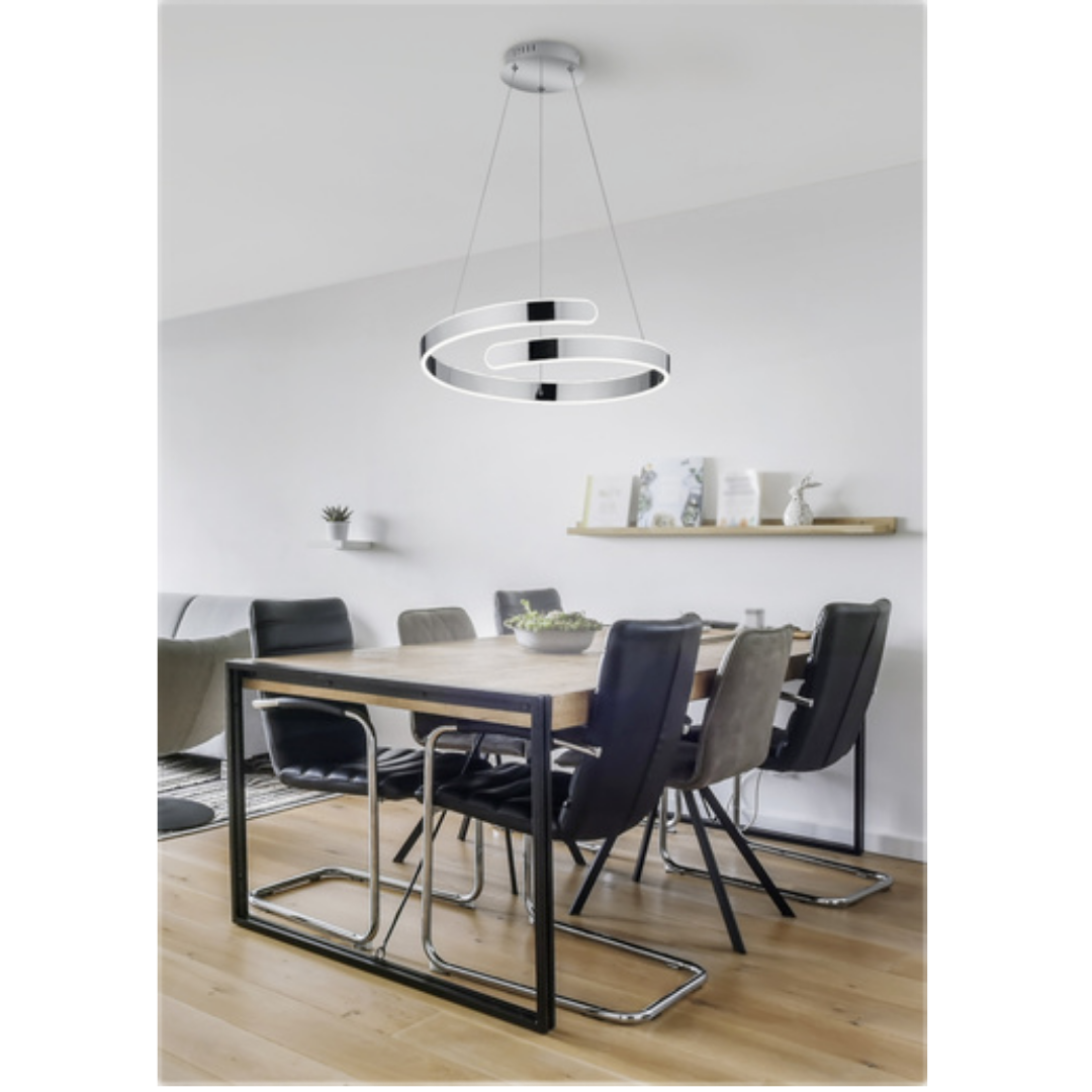 Reality Parma led závěsné osvětlení chrom r37071106 RER37071106 Reality