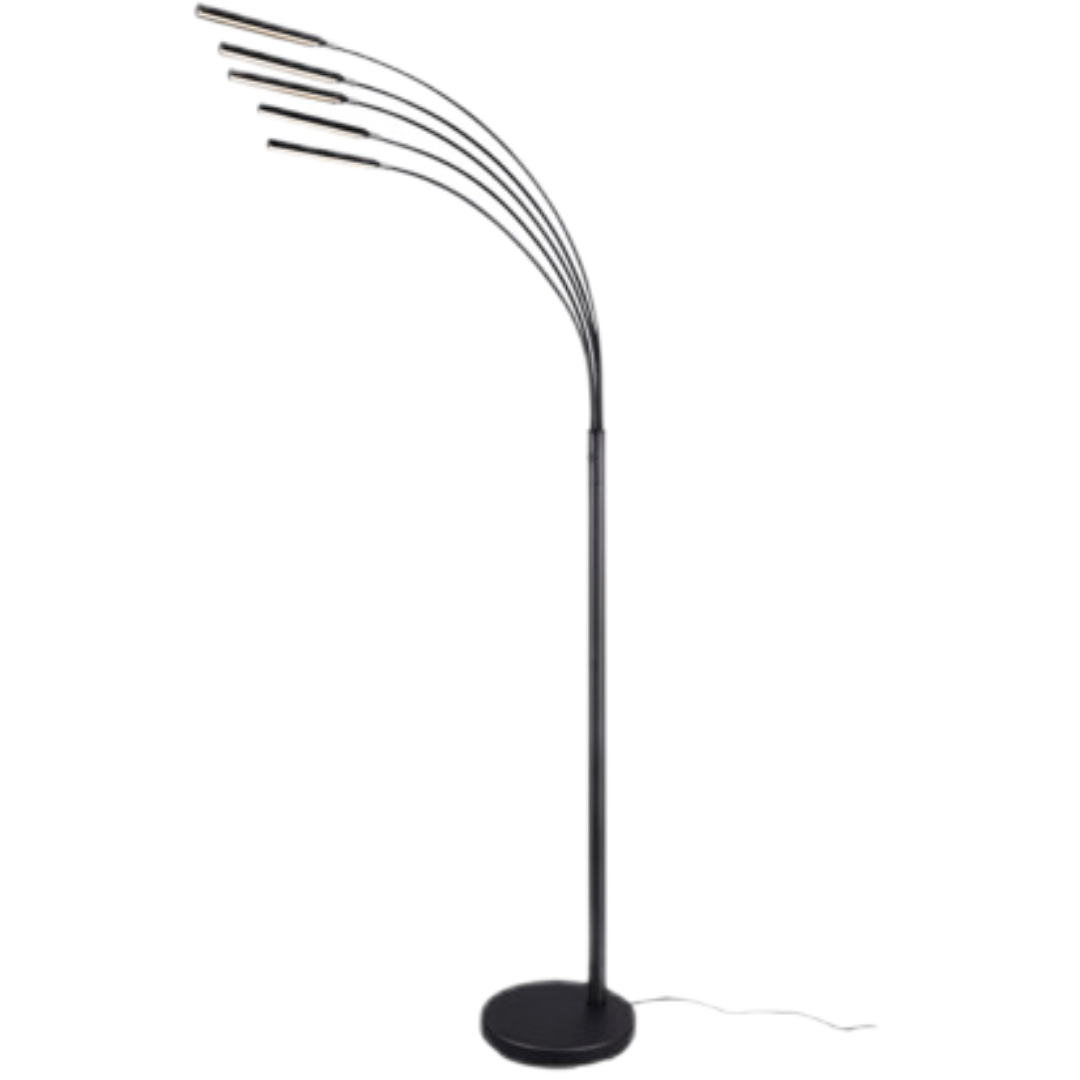 Reality Reed led stojací lampa černá r41031532 RER41031532 Reality