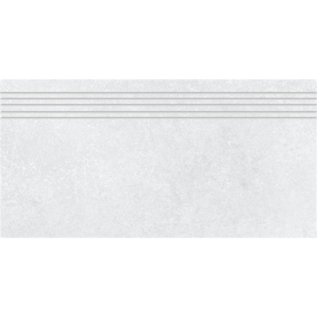 Schodovka Fineza Abe světle šedá 30x60 cm mat SCABE36LGRR Fineza
