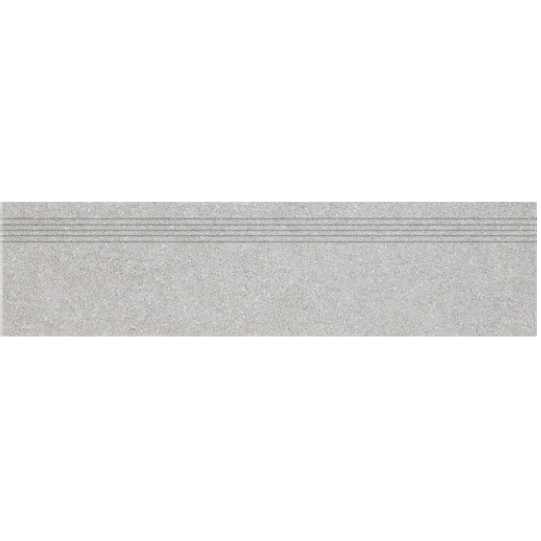 Schodovka Rako Block světle šedá 30x120 cm mat DCPVF780.1 Rako