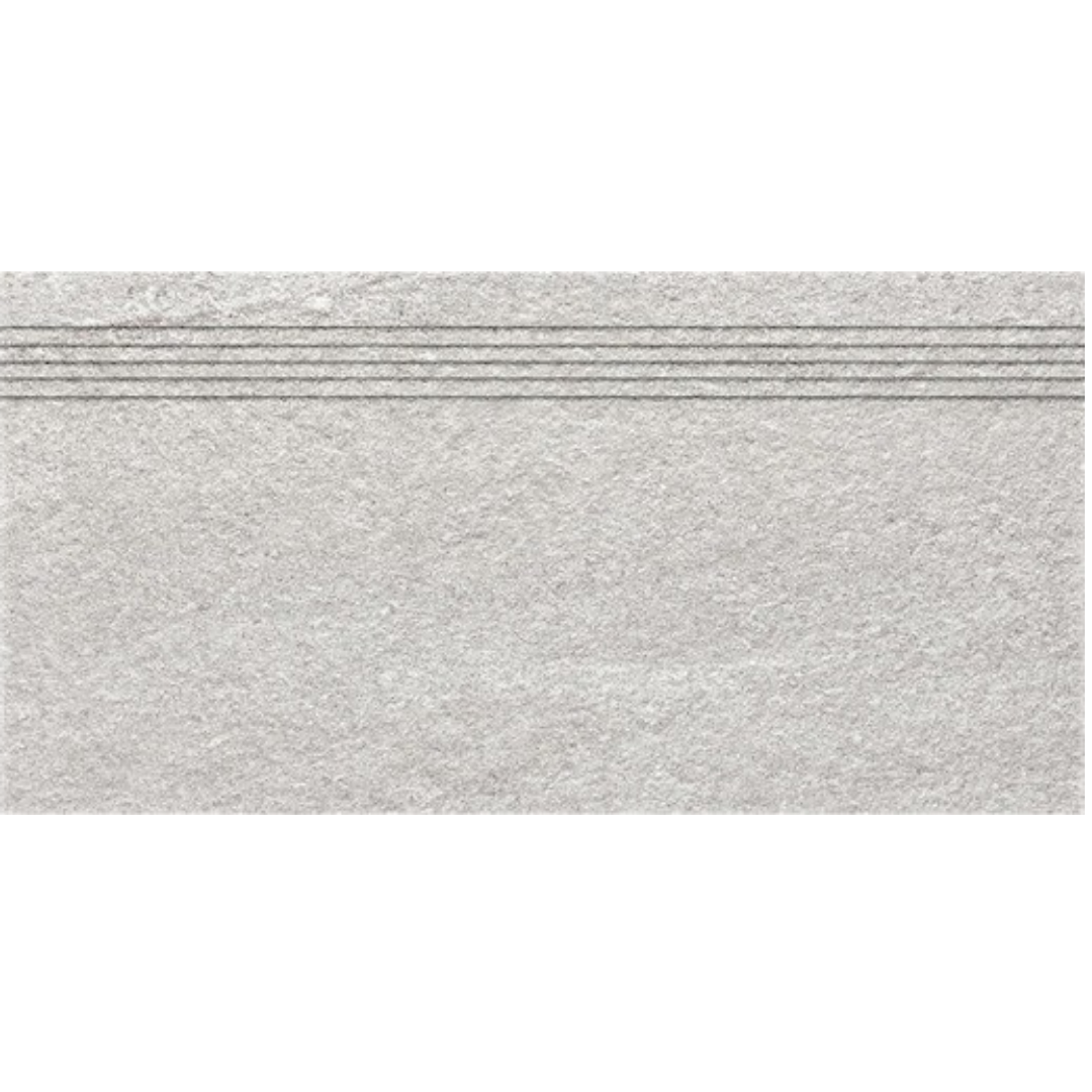 Schodovka Rako Quarzit šedá 30x60 cm mat DCVSE737.1 Rako