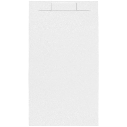 Sprchová vanička obdélníková SAT Fusion 160x80 cm litý mramor Blanco SATFU16080BL SAT