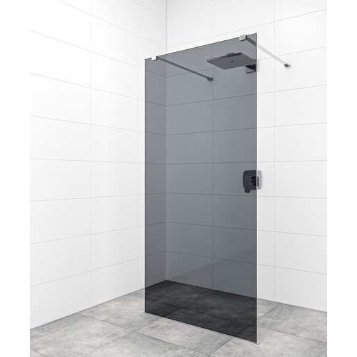 Sprchová zástěna Walk-in 140 cm SAT v barvě profilu chrom SATBWI140KSZAV SAT