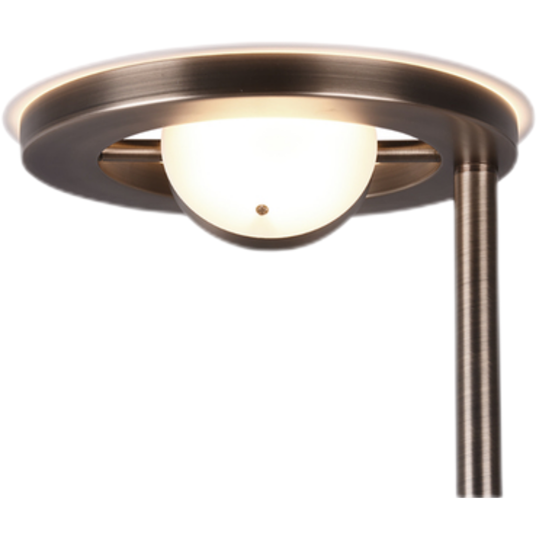 Trio Barrie led stojací lampa mosaz 424210304 TR424210304 Trio
