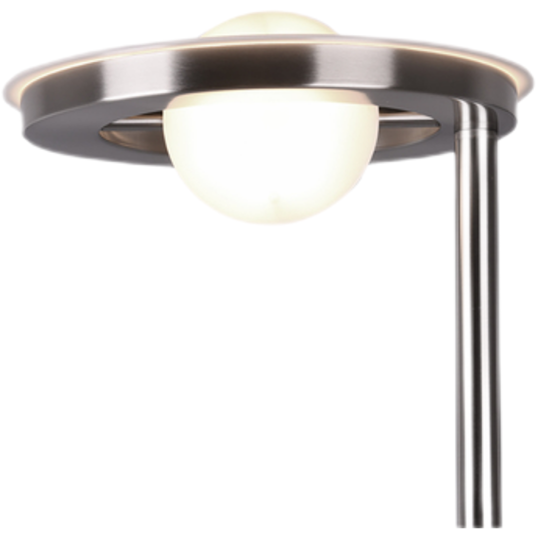 Trio Barrie led stojací lampa nikl 424210307 TR424210307 Trio