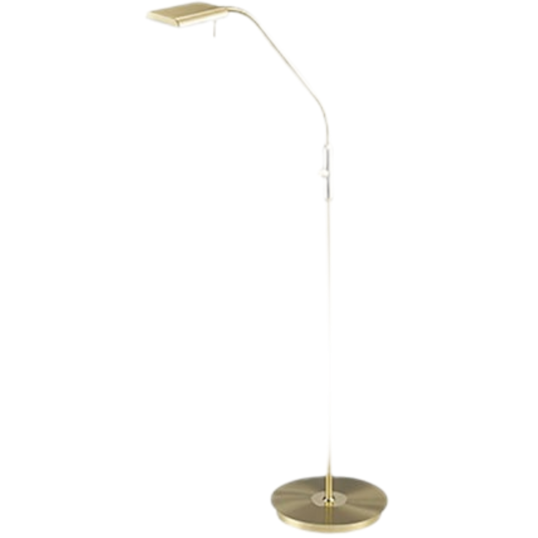 Trio Bergamo led stojací lampa mosaz 420910108 TR420910108 Trio