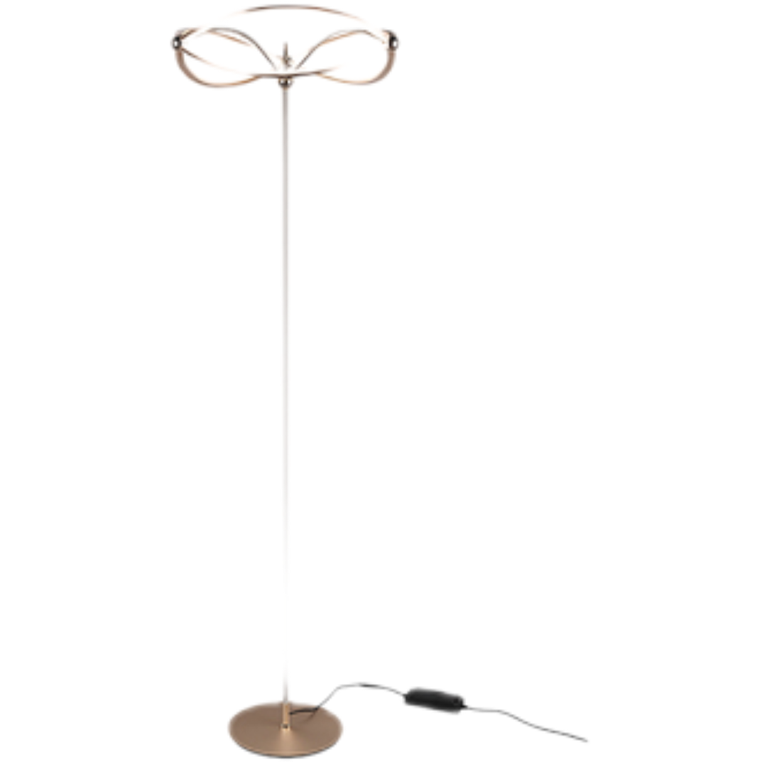 Trio Charivari led stojací lampa mosaz 421210108 TR421210108 Trio