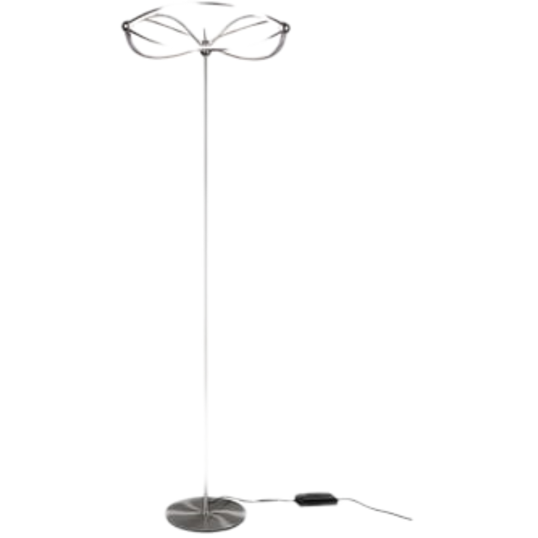 Trio Charivari led stojací lampa nikl 421210107 TR421210107 Trio
