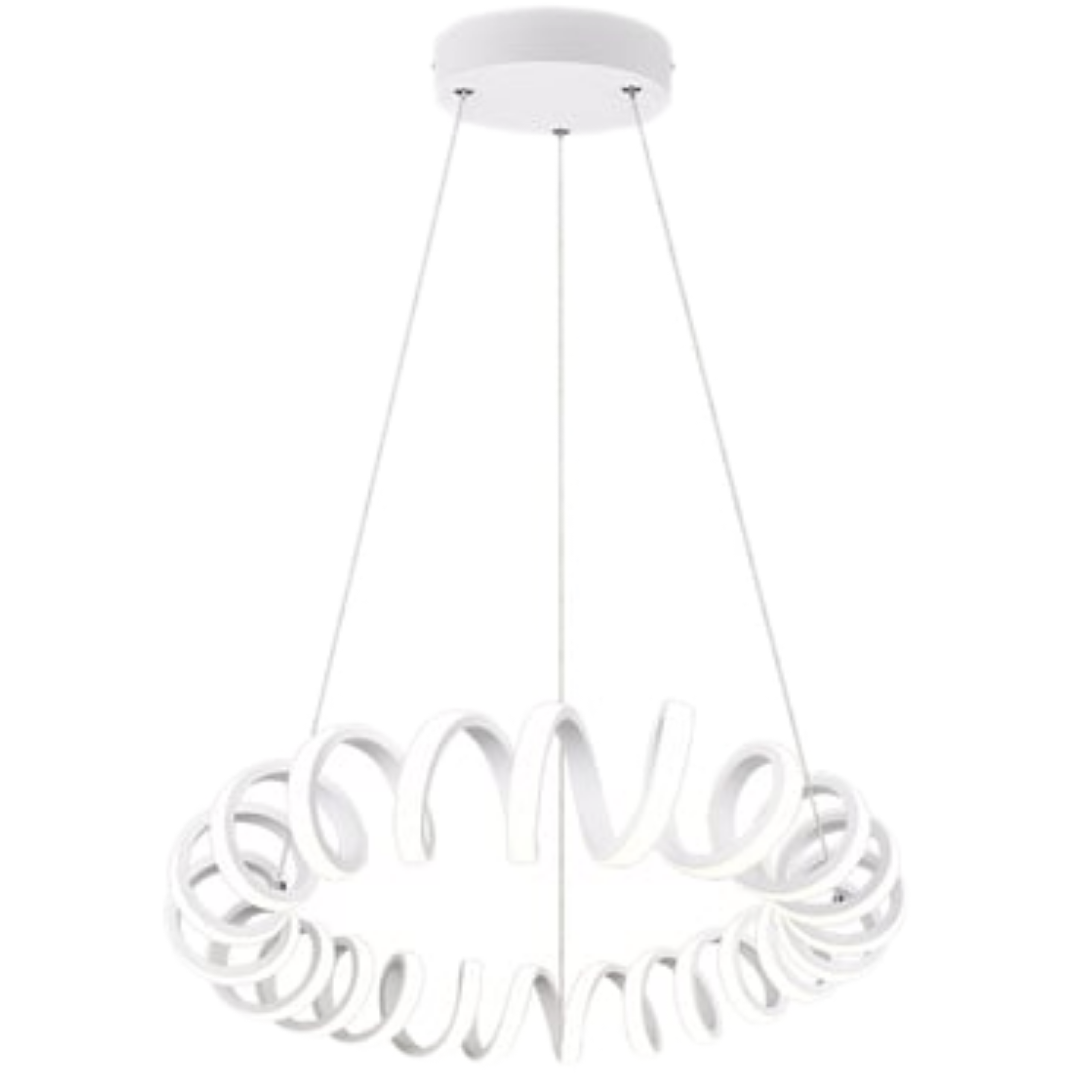 Trio Curl led závěsné osvětlení bílá 325110131 TR325110131 Trio