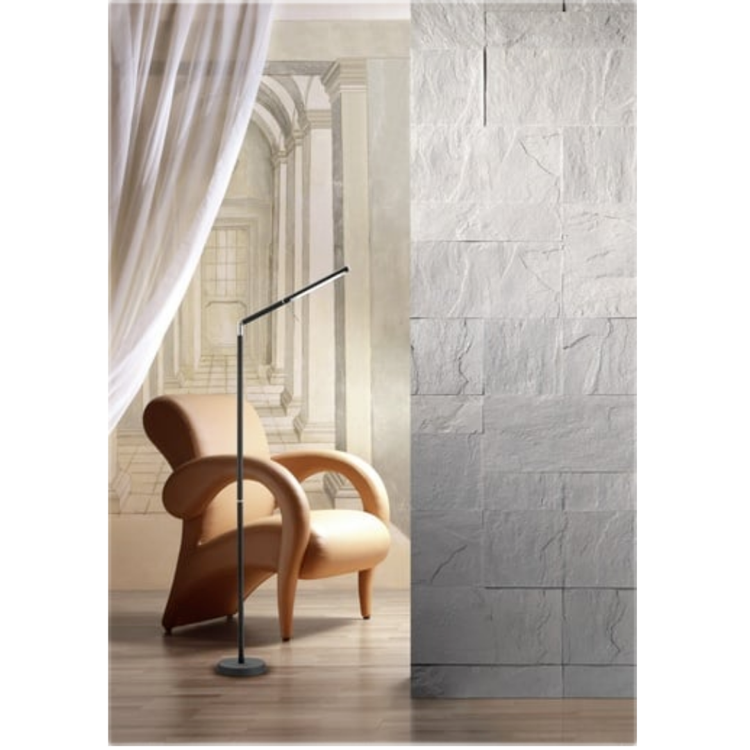 Trio Filigran led stojací lampa nikl 420490107 TR420490107 Trio