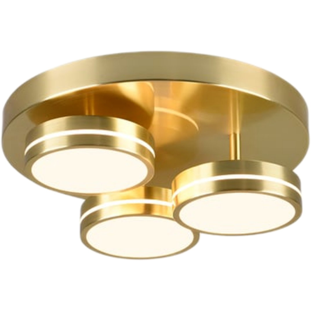 Trio Franklin led stropní osvětlení mosaz 626510308 TR626510308 Trio