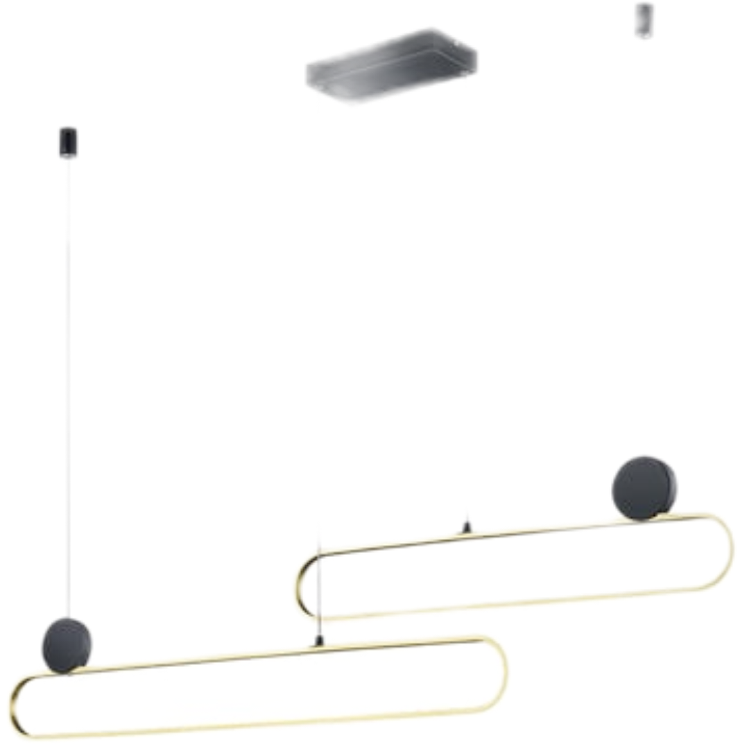 Trio Grant led závěsné osvětlení mosaz 342710208 TR342710208 Trio