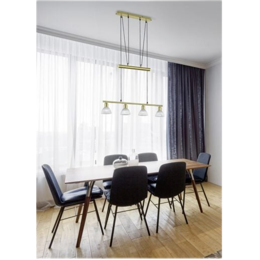Trio Levisto led závěsné osvětlení mosaz 371010408 TR371010408 Trio