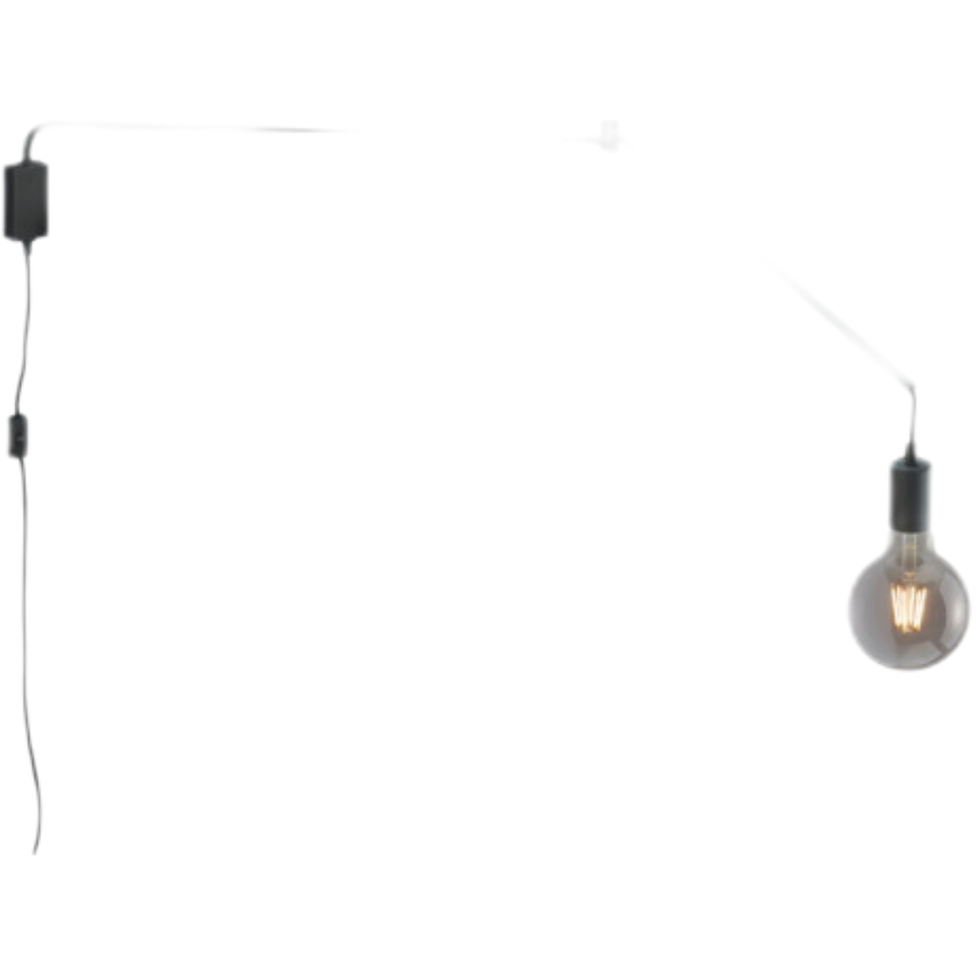 Trio Line nástěnná lampa černá 200200132 TR200200132 Trio