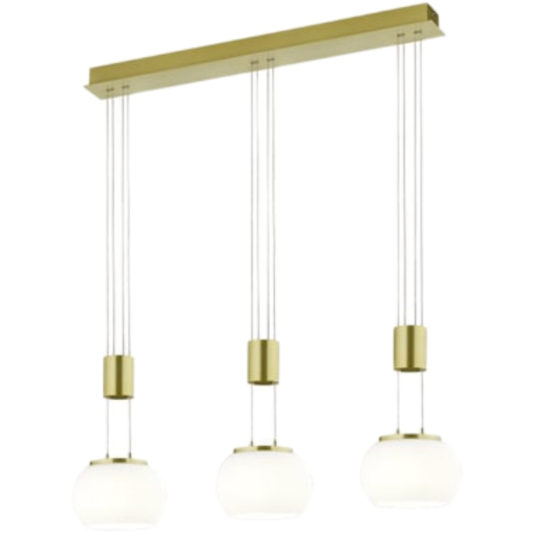 Trio Madison led závěsné osvětlení mosaz 342010308 TR342010308 Trio