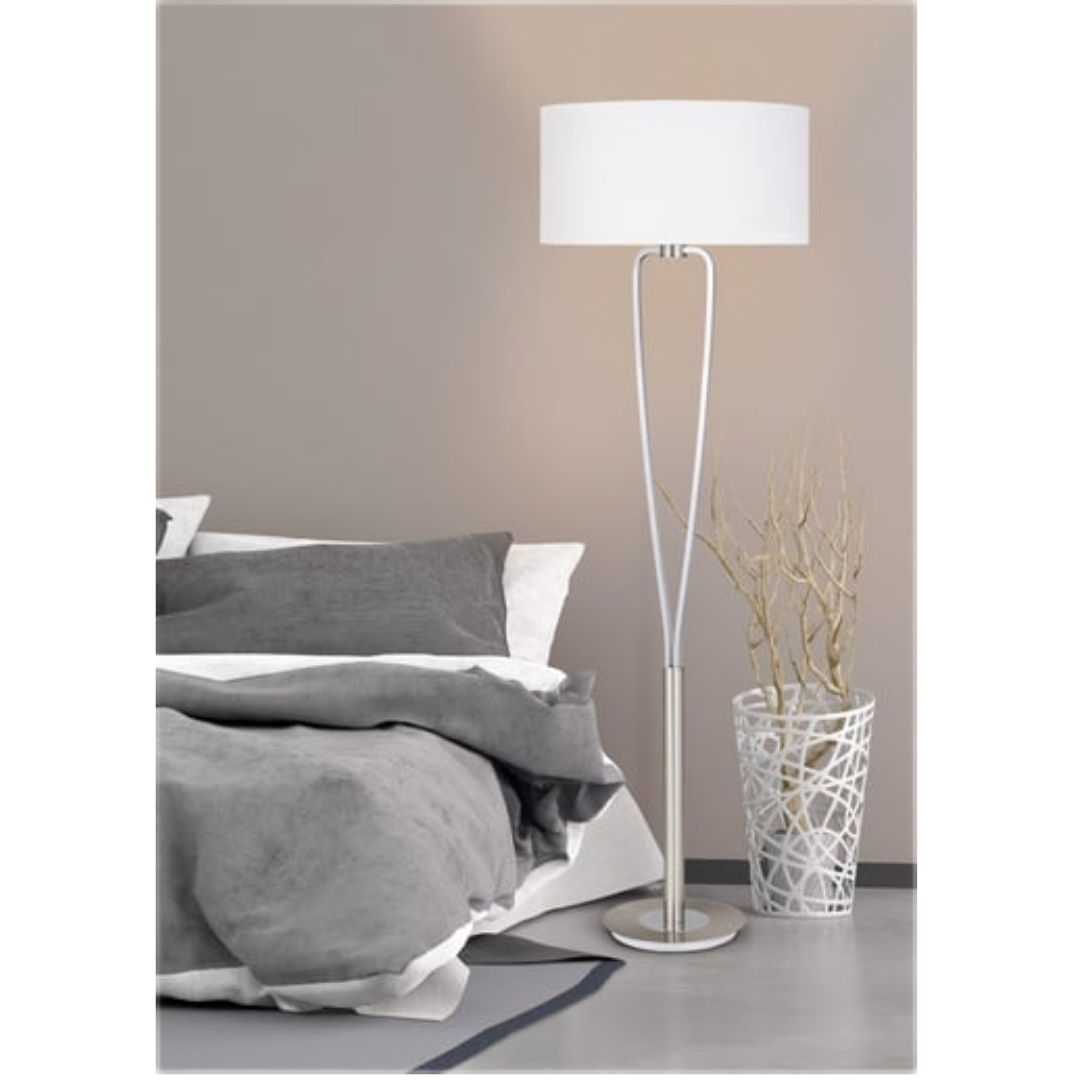 Trio Paris Ii stojací lampa nikl 400200107 TR400200107 Trio