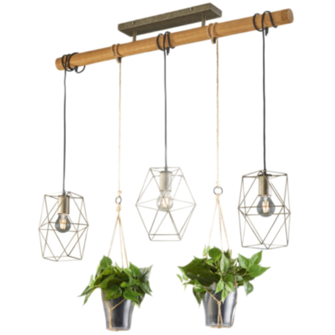 Trio Plant závěsné osvětlení nikl 301000367 TR301000367 Trio