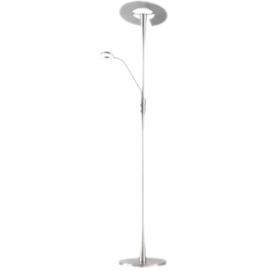Trio Quebec led stojací lampa nikl 422710307 TR422710307 Trio