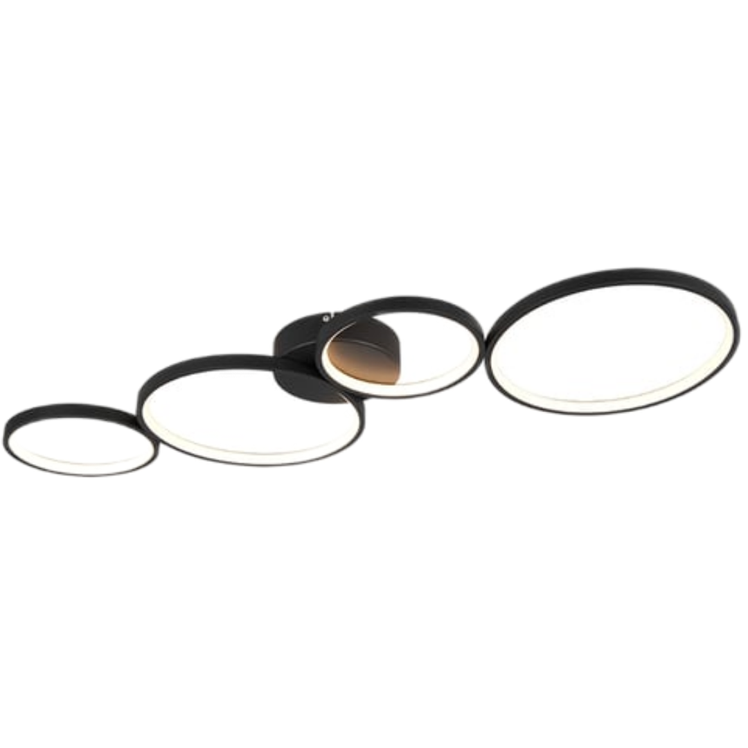 Trio Rondo led stropní osvětlení černá 622610432 TR622610432 Trio
