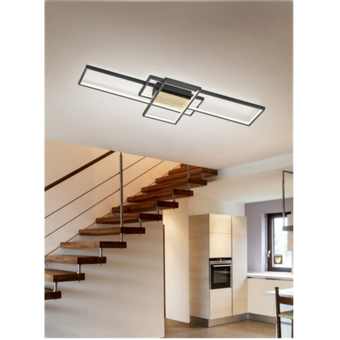 Trio Tucson led stropní osvětlení černá 672610332 TR672610332 Trio
