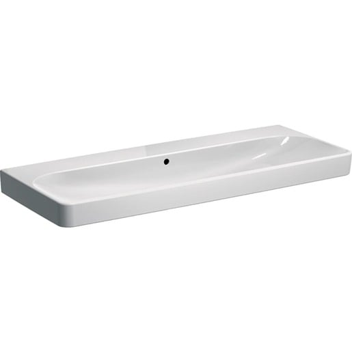 Geberit Smyle Square umyvadlo 120x48 cm bez otvoru pro baterii 500.225.01.1 Geberit