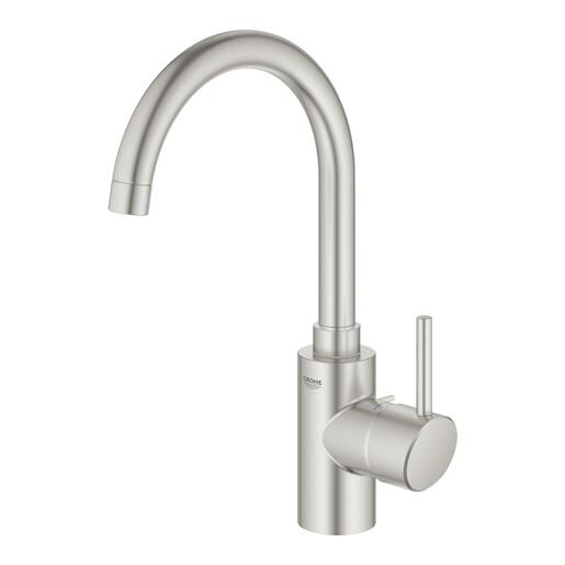 Grohe Concetto New dřezová baterie s otočným raménkem supersteel 32661dc3 G32661DC3 Grohe