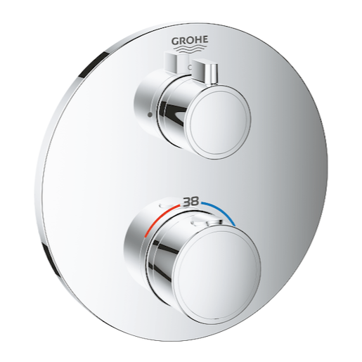 Grohe Grohtherm termostat bez podomítkového tělesa chrom 24075000 G24075000 Grohe