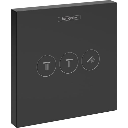 Hansgrohe ShowerSelect ventil bez podomítkového tělesa matná černá 15 764 670 Hansgrohe