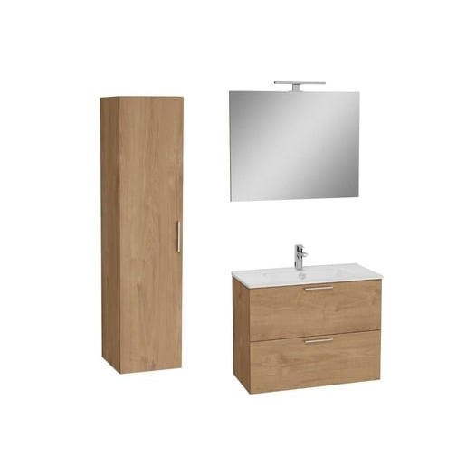 Koupelnová sestava s umyvadlem 80 cm včetně umyvadlové baterie