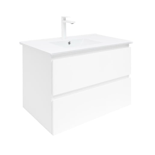 Koupelnová skříňka s umyvadlem SAT B-Way 79x50x45 cm bílá lesk BWAY280WU4B2 SAT