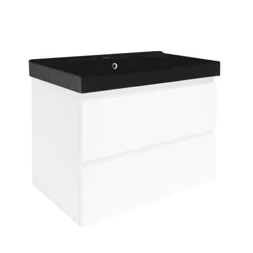 Koupelnová skříňka s umyvadlem SAT B-Way 79x50x45 cm bílá mat BWAY280WU1B SAT