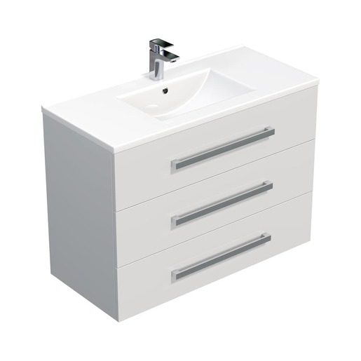 Koupelnová skříňka s umyvadlem SAT Cube Way 100x76