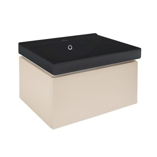 Koupelnová skříňka s umyvadlem SAT Feel 60x30x46 cm pískově béžová mat SATFEEL60BEU1MB SAT