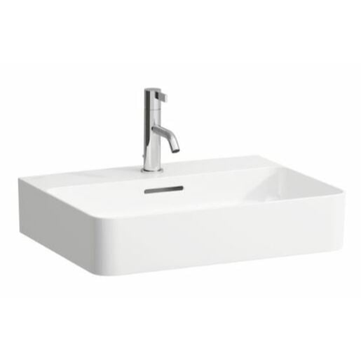 Laufen Val umyvadlo 55x42 cm otvor pro baterii uprostřed h8162820001041 1628.2.000.104.1 Laufen